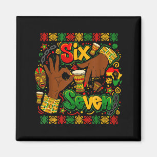 Aimant Mois de l'histoire des Noirs 67 Six Sept Meme Afro