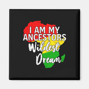 Aimant Mois de l'histoire des Noirs African American Blm