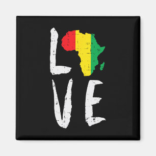 Aimant Mois de l'histoire des Noirs Afrique Amour América