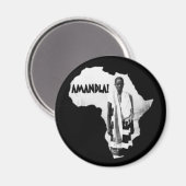 Aimant Mois de l'histoire des Noirs - AMANDLA! (Recto/Verso)