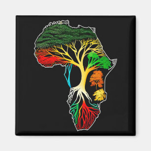 Aimant Mois de l'histoire des Noirs Ancêtres afro-américa