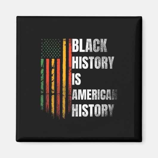 Aimant Mois de l'histoire des Noirs Femmes Drapeau afro-a (Devant)