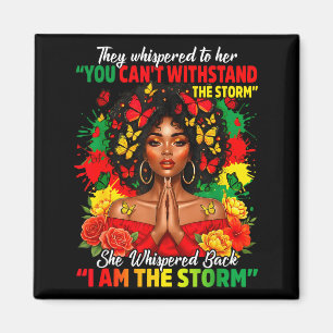 Aimant Mois de l'histoire des Noirs Fille africaine Femme