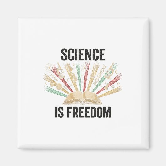 Aimant Mois de l'histoire des Noirs La science est la lib (Devant)