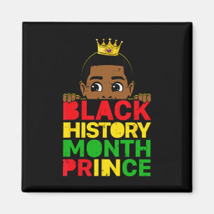 Aimant Mois de l'histoire des Noirs Prince Africain Mélan