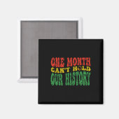Aimant Mois de l'histoire des Noirs Un mois ne peut conte (Recto/Verso)