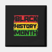 Aimant Mois de l'histoire noire Fière Je suis Mois de l'h (Devant)