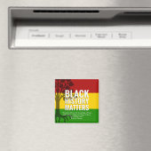 Aimant Mois de l'histoire noire MARCUS GARVEY Citation BH (In Situ (Lave-vaisselle))