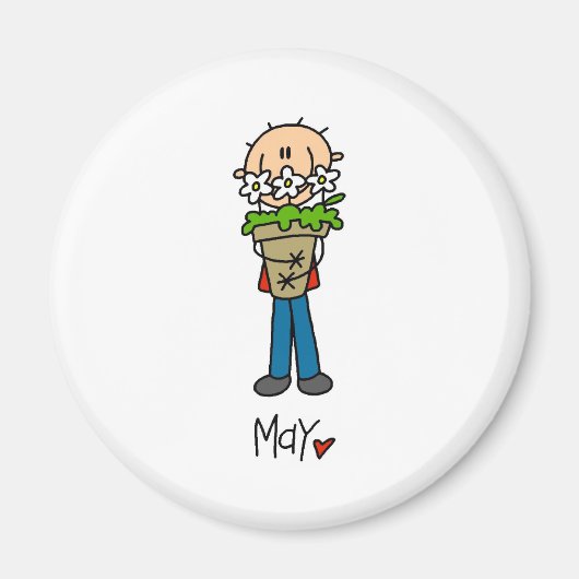 Aimant Mois de mai (Devant)