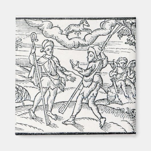 Aimant Mois de mars, de 'The Shepheardes Calender' (Devant)