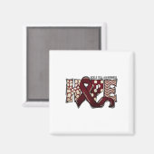 Aimant Mois de sensibilisation à la drépanocytose Mois de (Recto/Verso)