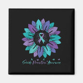 Aimant Mois de sensibilisation à la prévention du suicide (Devant)