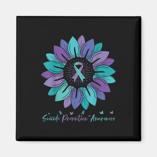 Aimant Mois de sensibilisation à la prévention du suicide (Devant)
