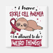 Aimant Mois de sensibilisation à l'anémie falciforme Cade (Devant)