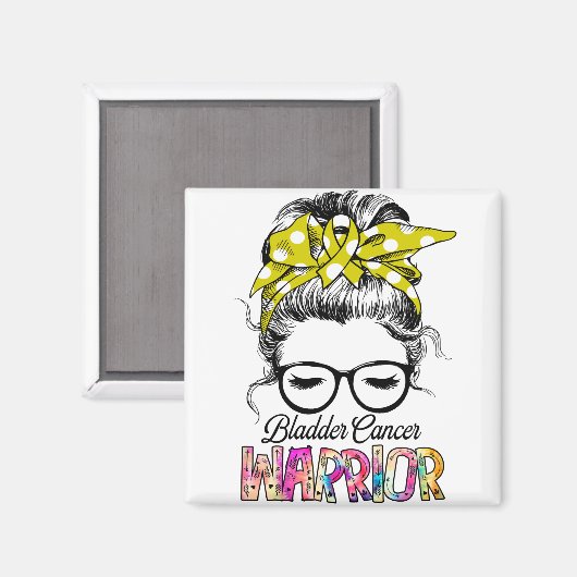 Aimant Mois de sensibilisation au cancer de la vessie Cad (Recto/Verso)