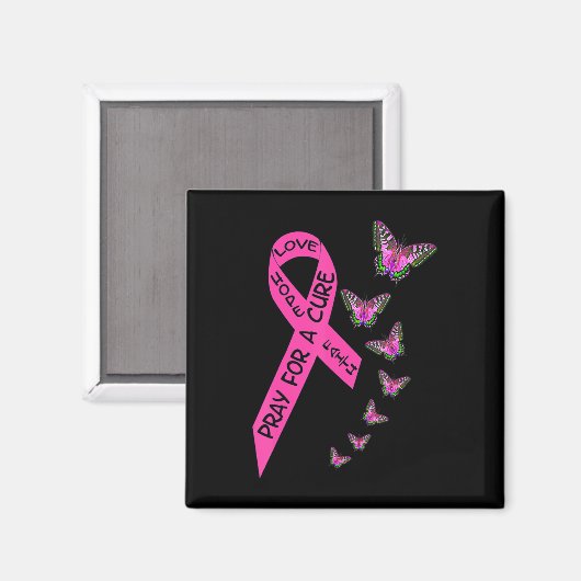 Aimant Mois de sensibilisation au cancer du sein Femmes B (Recto/Verso)