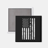 Aimant Mois de sensibilisation au drapeau américain mai (Recto/Verso)