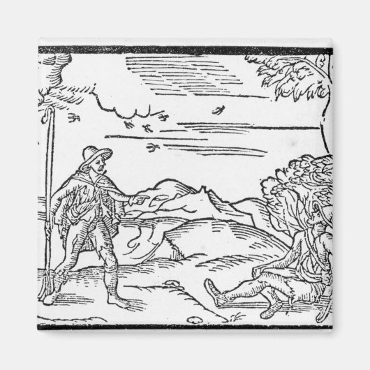 Aimant Mois de septembre 'Les Chevaliers de Calender' (Devant)