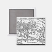 Aimant Mois de septembre 'Les Chevaliers de Calender' (Recto/Verso)