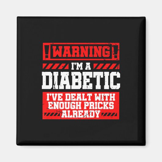 Aimant Mois S Diabétique (Devant)