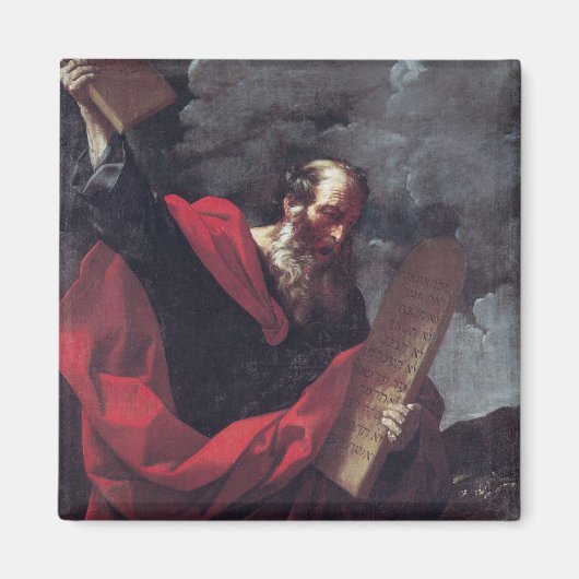 Aimant Moïse avec les tablettes de la loi (Devant)