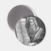 Aimant Moïse et les dix commandements (Recto/Verso)