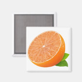 Aimant Moitié de la mandarine (Recto/Verso)