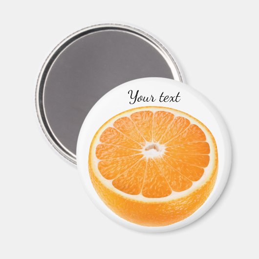 Aimant Moitié orange (Recto/Verso)