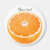 Aimant Moitié orange (Devant)