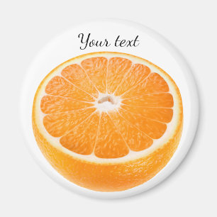 Aimant Moitié orange