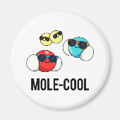 Aimant Mole-Cool Funny Molecule Pun (Devant)