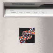 Aimant molécule d'ADN. Modèle moléculaire de l'ADN (In Situ (Lave-vaisselle))