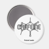 Aimant Molécule de Caféine (Recto/Verso)