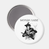 Aimant Molon Labe Minuteman (Recto/Verso)