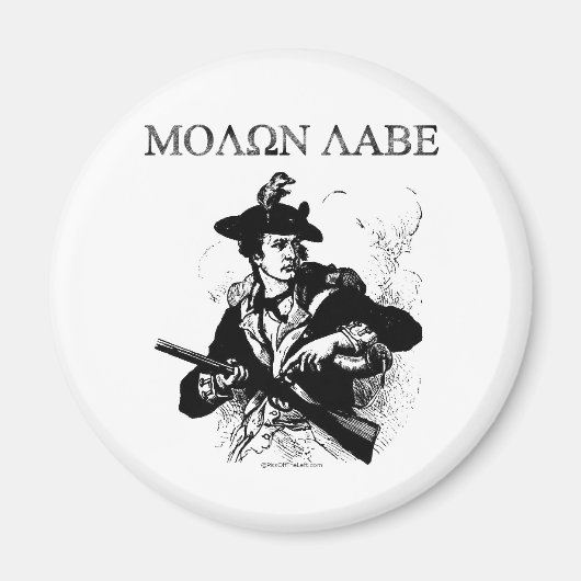 Aimant Molon Labe Minuteman (Devant)