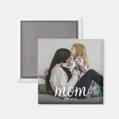 Aimant Mom Established Photo Mother's Day (Recto/Verso)