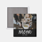 Aimant Mom Established Photo Mother's Day (Recto/Verso)