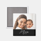 Aimant Mom Established Photo Mother's Day (Recto/Verso)