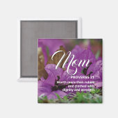 Aimant MOM Happy Mother's Day PROVERBS 31 (Recto/Verso)