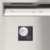 Aimant MOM Je t'aime sur la Lune et le dos (In Situ (Lave-vaisselle))