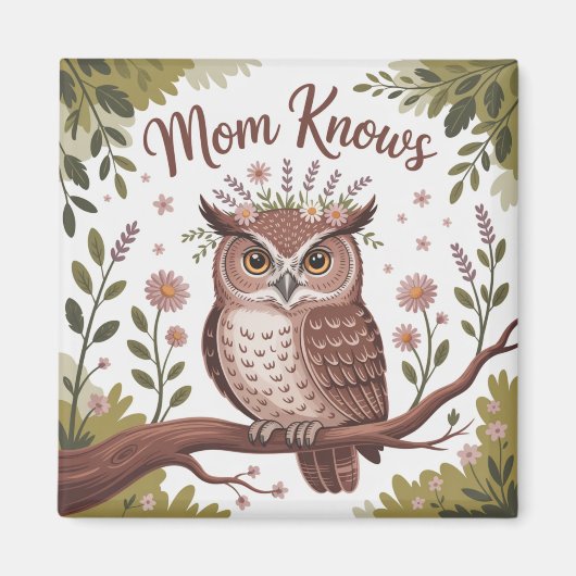 Aimant Mom Knows (Devant)