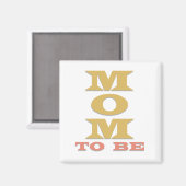 Aimant MOM sera t-shirts et cadeaux (Recto/Verso)