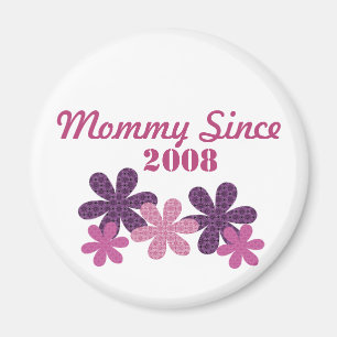 Aimant Moment Fleur Personnalisable Depuis Aimant, Violet