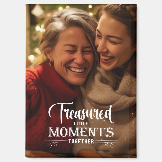 Aimant Moments Précieux Écriture Blanche (Recto)