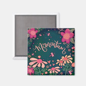 Aimant Momentum Hearts Amusement Floral Dragonfly Inspiri (Recto/Verso)