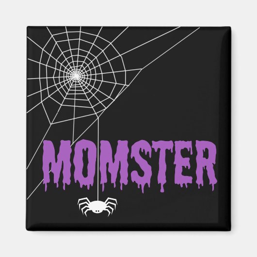 Aimant Momster Purple Driple Police Spider Web (Devant)