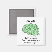 Aimant "Mon ABI ne m'a pas arrêté..." - Master (Recto/Verso)