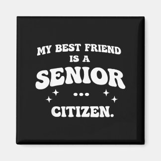 Aimant Mon ami est un senior