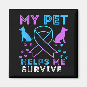 Aimant Mon animal de compagnie aide à survivre soutien ém