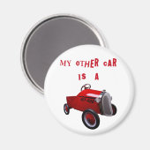 Aimant Mon Autre Voiture Est Une Roue Chaude (Recto/Verso)